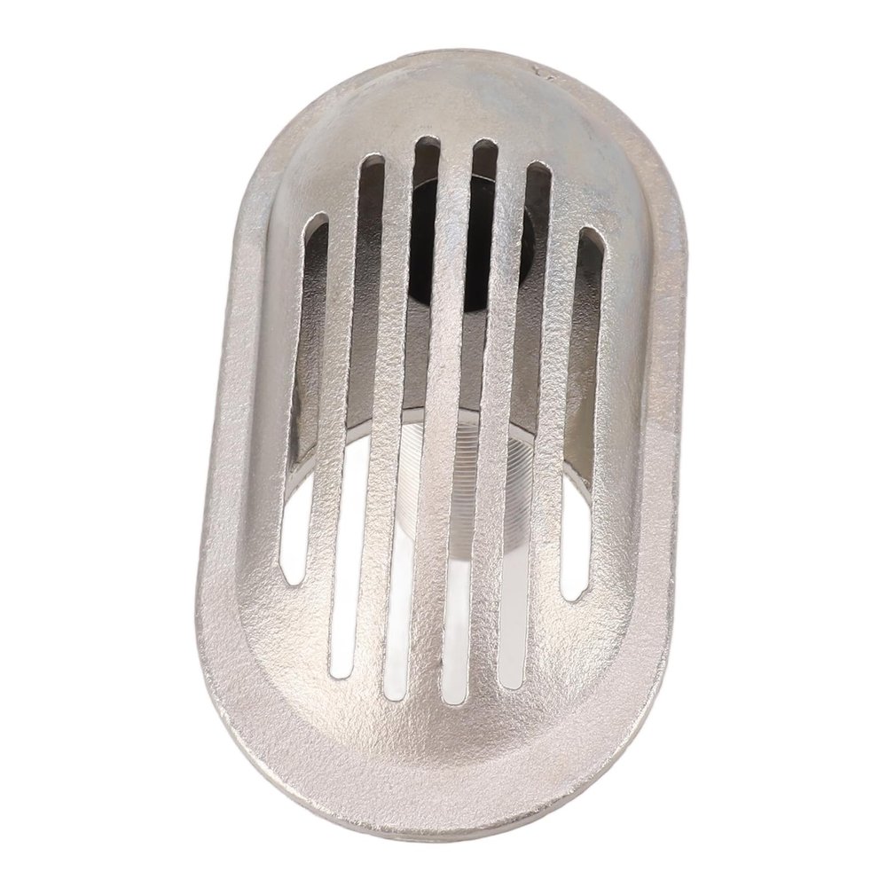 , 3/4inch Boat Intake Strainer 316 Stainless Steel Water Pickup Filter Scoop for Marine Boat Yacht Kayak