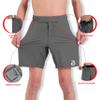 2BOLD MMA Shorts Kids Grappling, BJJ, JIU-Jitsu, NO-GI Cross Training Muay Thai, Boxing, Kids MMA Shorts (US, Alpha, Large, Regular, Grey) view 4