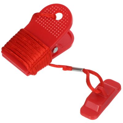 Balacoo Treadmill Magnetic Safety Key: Universal Treadmill Emergency Stop Key Replacement - Magnetic Safety Switches for Most Running Machine - Red