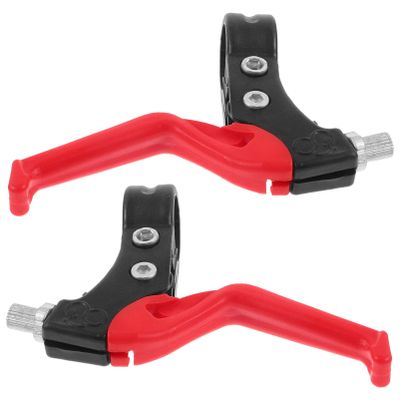 Holibanna 1pair Bike Brake Levers for Boy Girl Lightweight Three-Finger Design Brake Handles for Boys and Girls for Cycling Parts Replacement