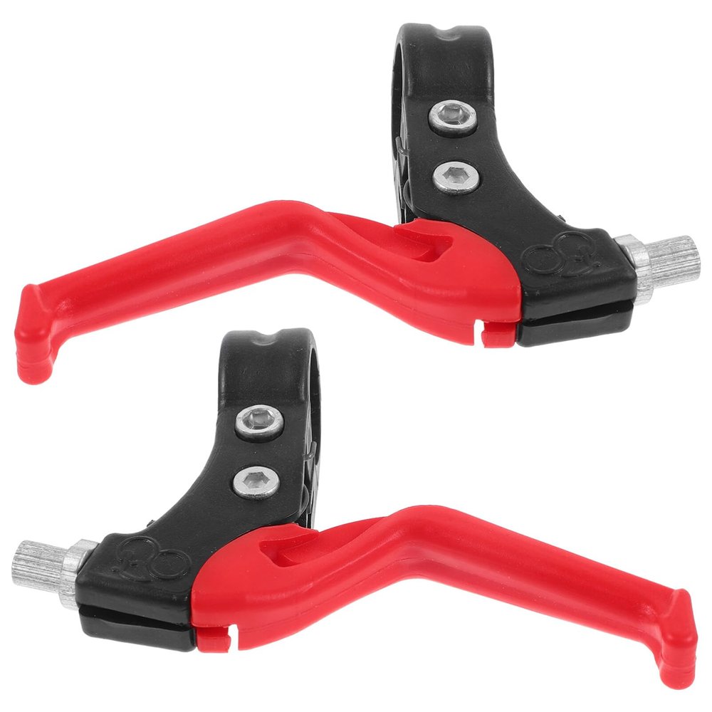 Holibanna 1pair Bike Brake Levers for Boy Girl Lightweight Three-Finger Design Brake Handles for Boys and Girls for Cycling Parts Replacement