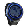 Mares Puck 4 Wrist Dive Computer | Entry-Level Watch-Style One Button Control Underwater Scuba Diving Computer, Black/Blue view 1