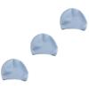 BESPORTBLE 3pcs Silicone Swimming Cap for Women Hair Swim Hat Ear Elastic Comfortable Design for Pool Use view 1
