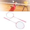 Badminton Rackets, Professional Separate Iron Alloy Badminton Rackets with String Protector Anti Slip Grip, Lightweight Badminton Rackets Set for Outdoor Backyard Games Beginners Student Training view 4