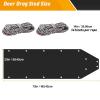 Yosoo Multi Purpose Deer Drag Sled for Hauling Deer, Gear, Fire Wood, Ice Fishing Camping with Pull Rope Storage Bag, Construction view 2