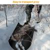 Yosoo Multi Purpose Deer Drag Sled for Hauling Deer, Gear, Fire Wood, Ice Fishing Camping with Pull Rope Storage Bag, Construction view 4