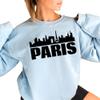 Paris Travel Matching Sweatshirt, Unisex Crewneck Sweatshirt for Paris Lover, Paris Souvenir Gift, Vacay Mode Hoodie, Road Trip Crew Sweatshirt, S3592 view 1