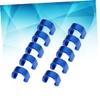 BESPORTBLE 20pcs Aluminum Alloy Brake Cable Clips Bike C-Clip Blue Buckle Bike Cable Clamp for Line Fixing view 3