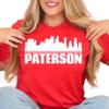 Paterson Skyline Tee, Paterson Family Trip Shirt, Family Matching Shirt, Paterson Souvenir Gift, Gift for Traveler, Road Trip Crew Shirt, S3593 Multiple Colors view 1
