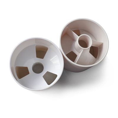 BESPORTBLE 4pcs Plastic Hole Cup for Golf Putting Practice Chipping Training Stick for Garden Streamlined Design Fan-Shaped Base