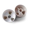 BESPORTBLE 4pcs Plastic Hole Cup for Golf Putting Practice Chipping Training Stick for Garden Streamlined Design Fan-Shaped Base