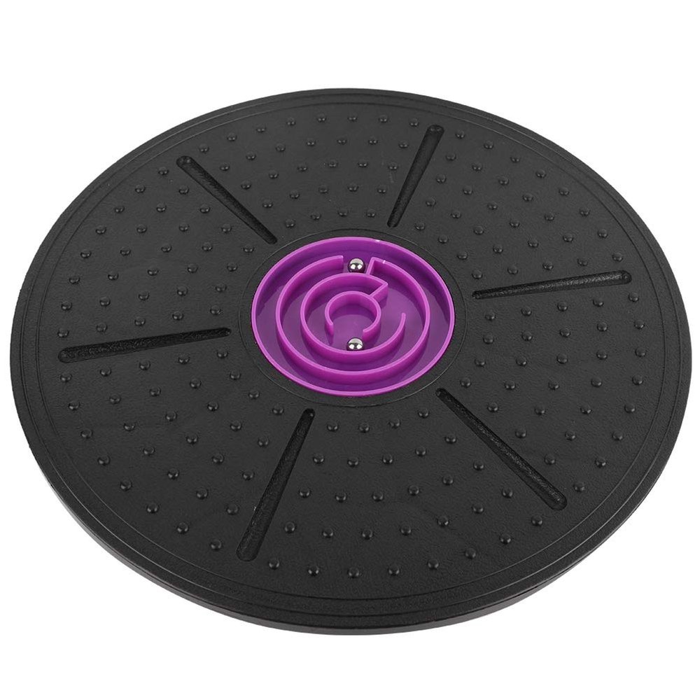 Purple Labyrinth Wobble Balance Board, Yoga Training Fitness Exercise Stability Disc for Boys Men Women Balance Board Office balance board worksp