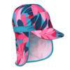 Regatta Protect II Tropical Leaves Sun Hat (1-3 Years) (Tahoe Blue/Pink) view 4