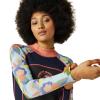 Regatta Womens/Ladies Floral 3mm Thickness Wetsuit (10 US - 12 US) (Navy) view 3