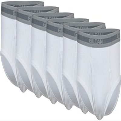 Gildan Men's Underwear Briefs, Multipack, White (12-Pack), 2X-Large