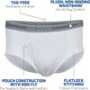 Gildan Men's Underwear Briefs, Multipack, White (12-Pack), 2X-Large view 3