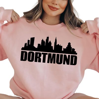 Dortmund Skyline Sweatshirt, Vacay Mode Hoodie, Unisex Crewneck Sweatshirt for Dortmund Lover, Family Matching Hoodie, Dortmund Souvenir Gift, S3578 Multiple Colors