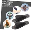 Yardwe 2pcs Inflatable Paddleboard Fin Easy Install Surfboard Tail Fin for Stability Material Water Separator for Boards and Surfboards view 2