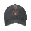 Cool Crown Baseball Cap for Men Women Hats Adjustable Vintage Cowboy Hat Black view 2