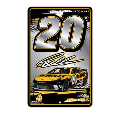 Rico Industries NASCAR Racing Christopher Bell No. 20 11" x 17" Metal Home Dcor Sign