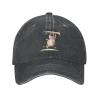 Cute Little Monkey Hanging Upside Down on a Tree Baseball Cap for Men Women Hats Adjustable Vintage Cowboy Hat Black view 2