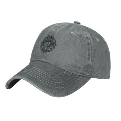 Scary Bats Baseball Cap for Men Women Hats Adjustable Vintage Cowboy Hat Gray