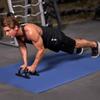 4 in 1 Home Workout Equipment, Abdominal Press Wheel Roller Kit with Push-Up Bar, Yoga Mat, Jump Rope, Complete Muscle Trainer and Exercise Equipment for Total Body Workout at Home or Gym view 2