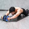 4 in 1 Home Workout Equipment, Abdominal Press Wheel Roller Kit with Push-Up Bar, Yoga Mat, Jump Rope, Complete Muscle Trainer and Exercise Equipment for Total Body Workout at Home or Gym view 4