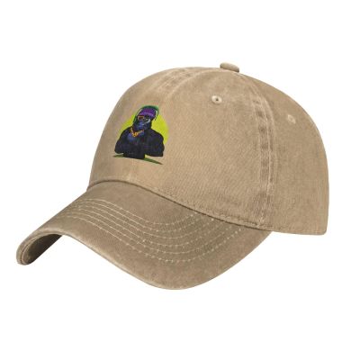 Bossy Monkey Baseball Cap for Men Women Hats Adjustable Vintage Cowboy Hat Natural