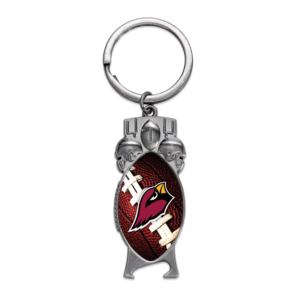 Rico Industries NFL Football Arizona Cardinals Sculpted Bottle Opener Keychain - Car Accessory