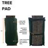 We Pad It Safety Tree Pad  Tree Stand Rail Pads with 2 Thick Foam for Impact Protection, Tree Protectors for Ninja Slackline, Weatherproof, UV-Resistant Vinyl Cover, Buckle/Strap Closure, 6 FT Tall view 2