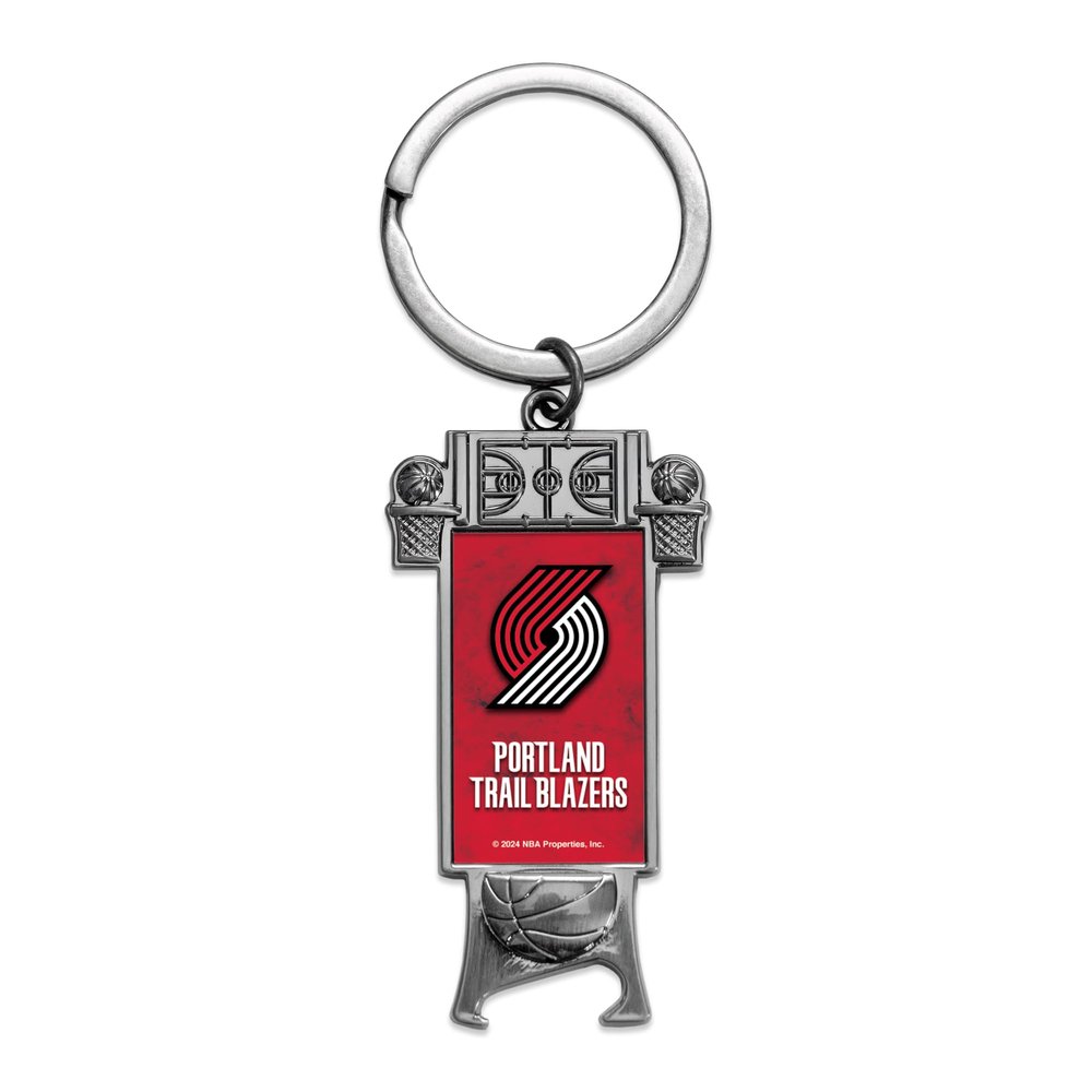 Rico Industries NBA Basketball Portland Trail Blazers Sculpted Bottle Opener Keychain -Great Gift Item