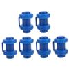 LIOOBO 6pcs Trampoline Pole Supply Trampoline Caps Cap Wear-Resistant Plastic view 1