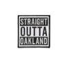 Bayonet Design - Pittsburgh PA - Oakland, CA - Embroidered Patch -Wax Backing - 3 1/2" X 3 1/2" Patch - Motorcycle - Oakland, California - Straight Out of Oakland view 1