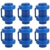 BESPORTBLE 6Pcs Trampoline Pole Caps Durable Plastic Rod Covers Replacement for Enclosure Poles Trampoline Accessories 2.99X1.96 Inch view 1