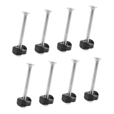 Milisten 8sets Falling Trampoline Fixation Screws of Galvanized Steel Fasteners for Secure Enclosure Installation and Sturdy Screws to Trampoline Stability and Safety