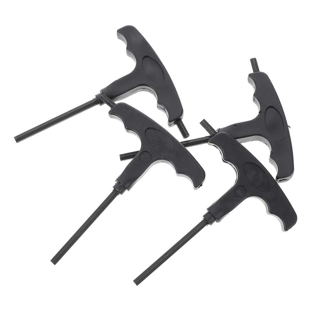 BIUDECO 4pcs Shaped Wrench Tool for Ice Skates and Roller Skating Shoes Easy Wheel Removal Screwdriver Portable and Durable Skate Accessory for Quick Maintenance