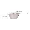 Gogogmee Outdoor Camping Bowl with Folding Handle Stainless Steel Multi-function Picnic and Barbecue Dish for Outdoor Activities view 3