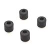 NineFit Basics Tiara Boat Windshield Bumpers 5294180 | Black Rubber (Set of 4) view 1