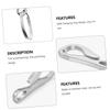 Gogogmee 4pcs Keychain Key Rings Heavy Duty Carabiner for Keys Stainless Steel Buckle Utility Keychain Hanger view 2
