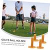 BESPORTBLE 4pcs Golf Ball Holders Flexible Tees for Driving Range Training Wear-Resistant Golf Mat Accessories for Consistent Swings Accuracy view 3