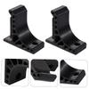 LIOOBO 1set Wall-Mounted Recurve Bow Holder Adhesive and Screw Installation Black Storage Stand for Displaying and Storing Bows for Retail and Craft Shows view 2