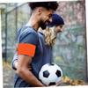 FOYTOKI 2pcs Orange Captain's Arm Bands Anti-Slip Sports Armbands for Soccer and Basketball Lightweight Durable for of All Ages view 4