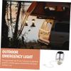 KOMBIUDA Outdoor Gas Lantern for Camping Compact and Lightweight Gas Lamp with Storage Bag for Tents Emergency Use and Outdoor Illumination view 2