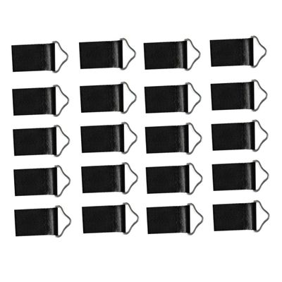 Milisten 40sets Trampoline Parts Replacement Pad Hoop Buckles for Fitness Trampoline