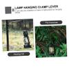 Gogogmee Tent Hook Light Hanging Camping Lantern Hanger Outdoor Lantern Arm Holder view 4