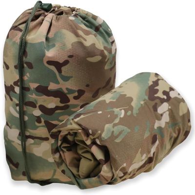 Gear Rack Camouflage Bivy Cover Waterproof Sleeping Bag Cover for Military Modular Sleep System (MSS) Waterproof Outer Shell for Sleeping Bag (OCP Camo)