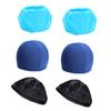 Gogogmee 6pcs Unisex Swim Caps Polyester Swimming Hats for Men Women Elastic Bathing Caps Lake Comfortable Lightweight for Swimming view 1