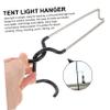 Gogogmee Camping Light Hook Portable Lantern Hanger for Outdoor Use Multi-Function Tent Hook for Lanterns Bags and Clothes Camping Gear for Hiking Beach Park Activities view 3