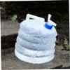FOYTOKI 2pcs Folding Water Bags Food-grade Outdoor Water Containers for Camping Hiking and Picnics Leak- Durable Flexible Storage view 3